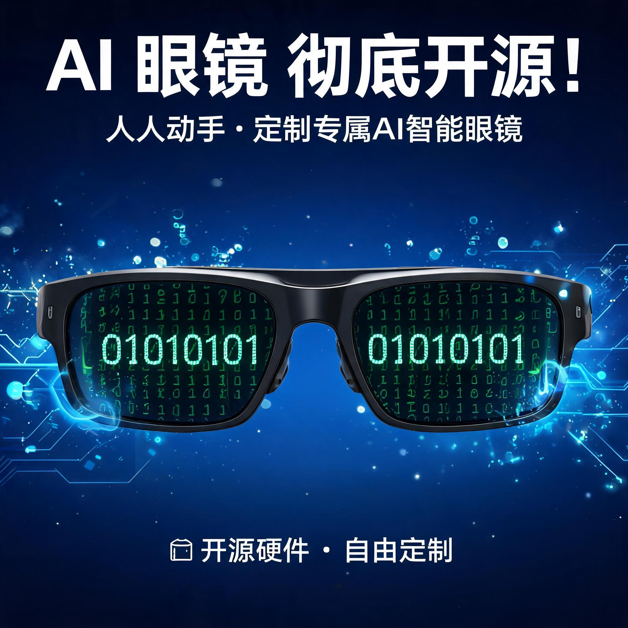 AI 眼镜彻底开源！人人都能自己动手，定制专属 AI 智能眼镜 episode artwork
