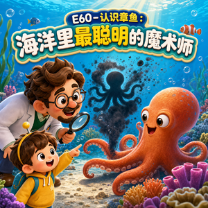 E60-认识章鱼:海洋里最聪明的魔术师|动物