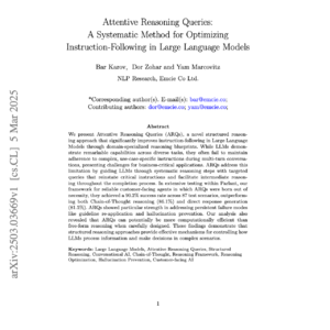【第265期】ARQ： for LLM Instruction Following