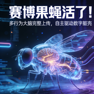 赛博果蝇活了!多行为大脑完整上传,自主驱动数字躯壳
