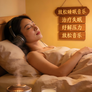 放松睡眠音乐、治疗失眠、纾解压力、放松音乐、深度睡眠音乐
