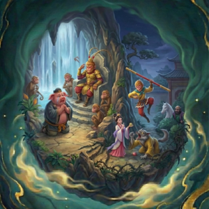 第三十一回（上）：猪八戒义激猴王 孙行者智降妖怪