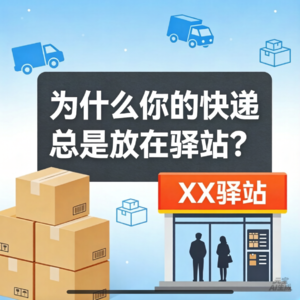为什么你的快递总是放在驿站？
