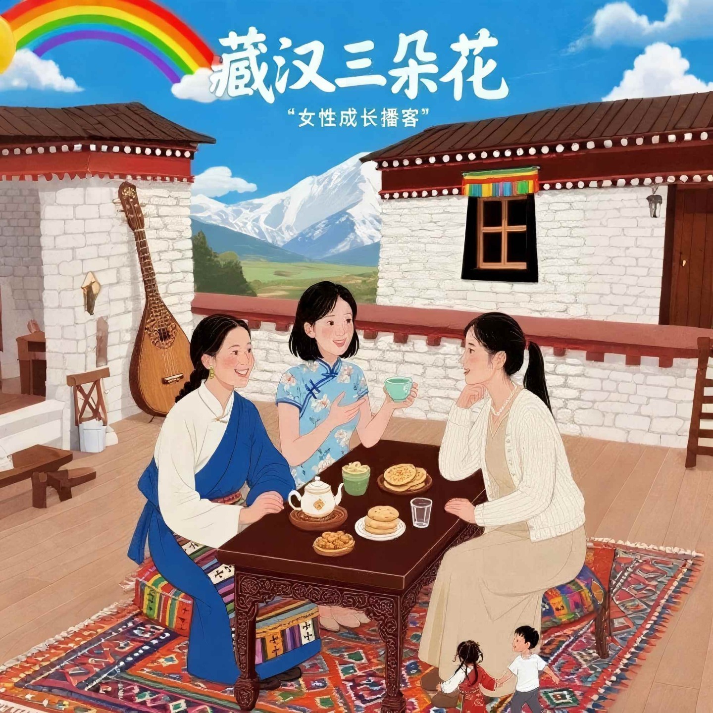 藏汉“三朵花”