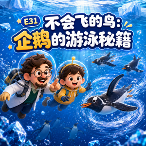 E31-不会飞的鸟：企鹅的游泳秘籍｜动物