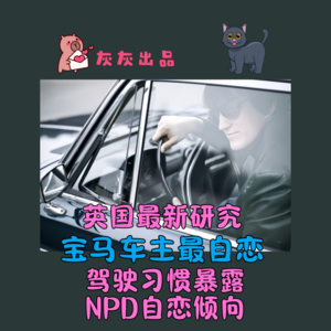 英国最新研究：宝马车主最自恋