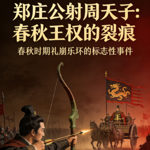 郑庄公：一箭射碎周天子！春秋霸主鼻祖，被骂两千年！