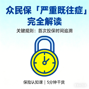众民保“严重既往症”：你的保障起点，决定了未来赔不赔