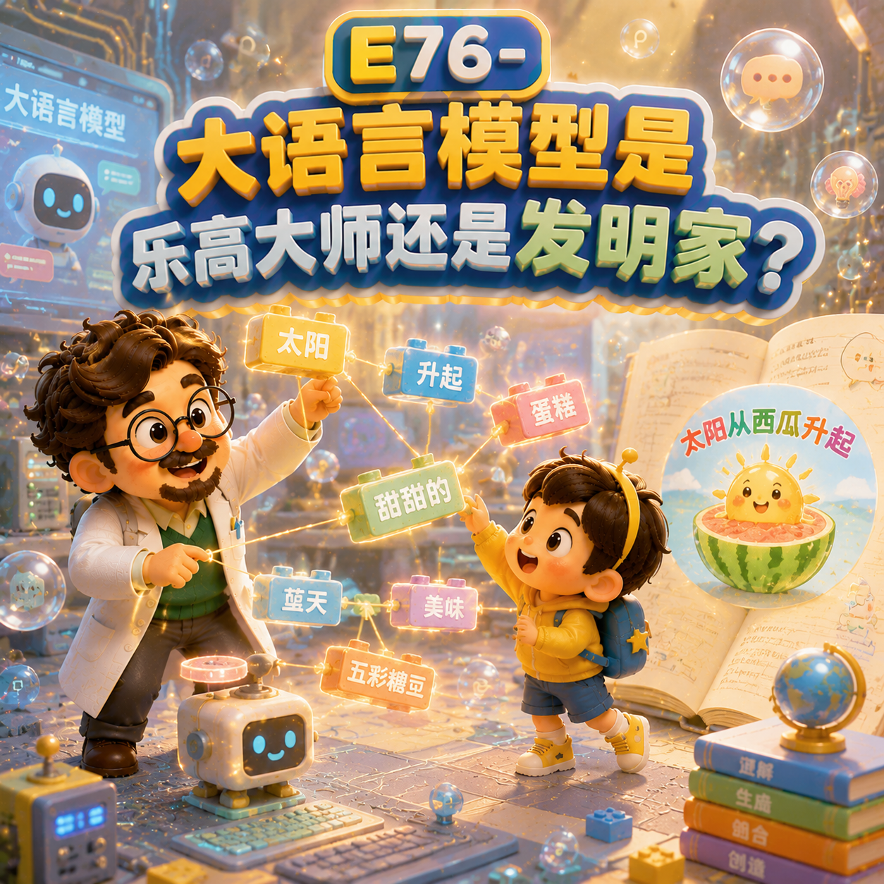 E76-大语言模型是乐高大师还是发明家？｜科技 episode artwork