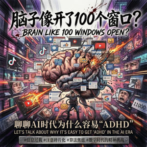 脑子像开了100个窗口？聊聊AI时代为什么容易“ADHD”