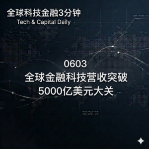 0603 全球金融科技营收突破5000亿美元大关