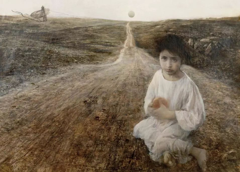 何多苓,偷走的孩子,1988