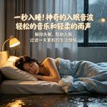 一秒入睡！神奇的入眠音波，轻松的音乐和轻柔的雨声，解除失眠、帮助入眠，过虑一天累积的生活烦恼！