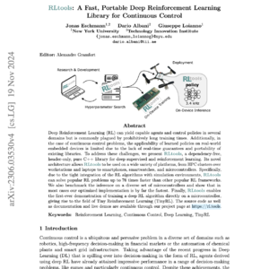 【第60期】RLTools:基于C++的开源强化学习工具