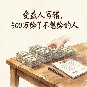 Vol.43 “受益人”写错，500万给了不想给的人