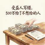 Vol.43 “受益人”写错，500万给了不想给的人