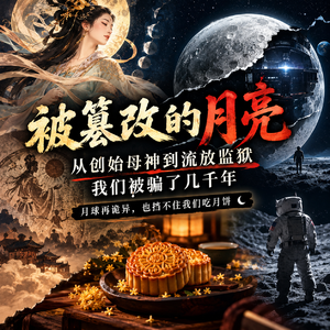 被篡改的月亮：从创始母神到流放监狱，我们被骗了几千年--月球再诡异，也挡不住我们吃月饼