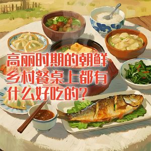 高丽时期的朝鲜，乡村餐桌上都有什么好吃的？#助眠 #助眠故事 #睡前故事