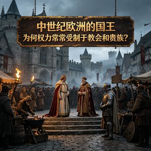 中世纪欧洲的国王，为何权力常常受制于教会和贵族？#助眠 #历史故事 #睡前故事 #助眠故事