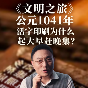 公元1041年：活字印刷为什么起大早赶晚集？