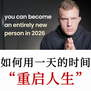 2026年如何用一天彻底重启你的人生？这不是鸡汤，这是真正的人生止损
