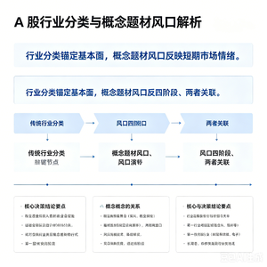 A 股怎么区分行业、概念、题材、风口?一文理清炒作与基本面逻辑
