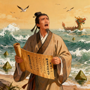 屈原投江：爱国诗人与端午节的起源