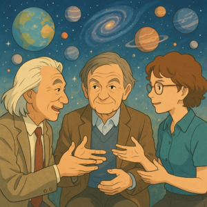 #018. 多重宇宙的现场辩论：加来道雄、彭罗斯、霍森费尔德