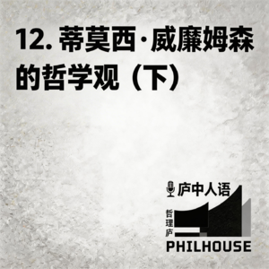 《庐中人语》第12期 蒂莫西·威廉姆森的哲学观（下）