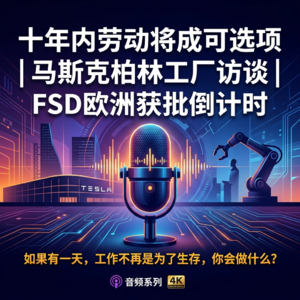 十年内劳动将成可选项 | 马斯克柏林工厂访谈 | FSD欧洲获批倒计时