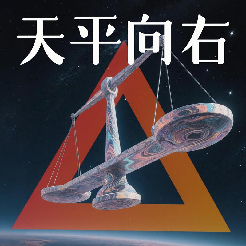 天平向右