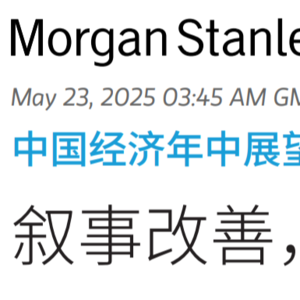 大摩《2025年中国经济年中报告》摘要分享
