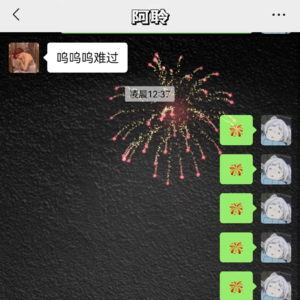 哔卟哔卟——禁止燃放烟花！