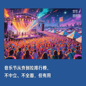 #24🏅音乐节从夯到拉排行榜，不中立、不全面，但有用