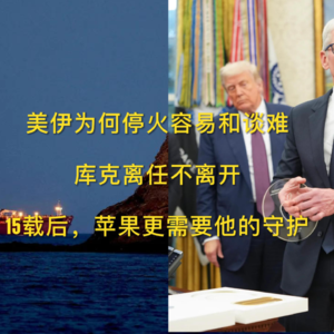 为什么美国伊朗停火容易和谈难？库克离任不离开，逆全球化下，苹果更需要他了 EP.31