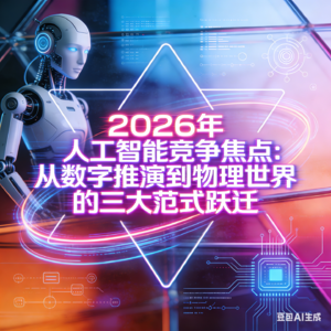 2026年人工智能竞争焦点：从数字推演到物理世界的三大范式跃迁