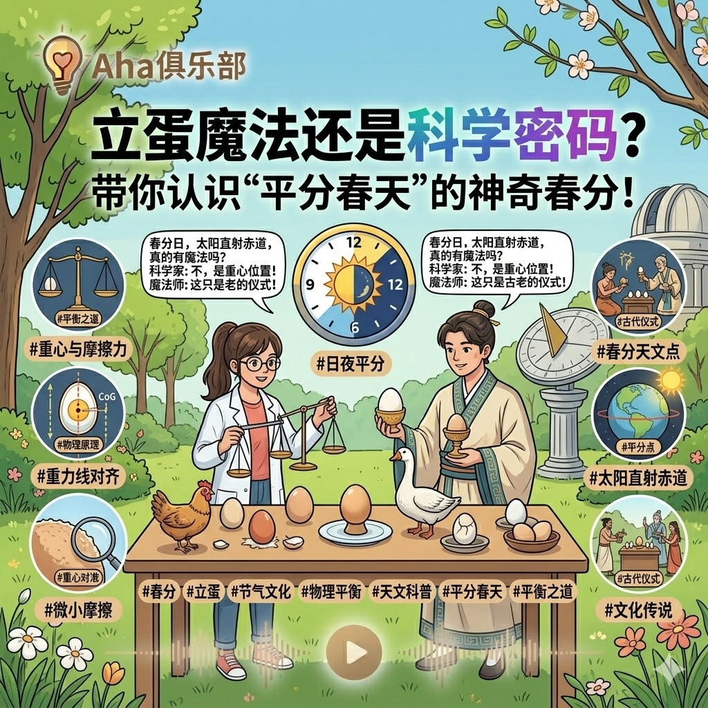 Vol2.8【百科】立蛋魔法还是科学密码？带你认识“平分春天”的神奇春分！ episode artwork