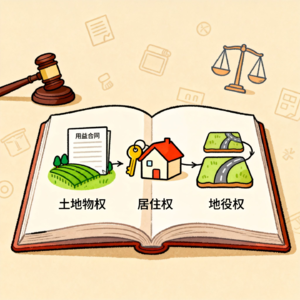 19民法入门：用益物权三大类：居住权、土地承包经营权、地役权