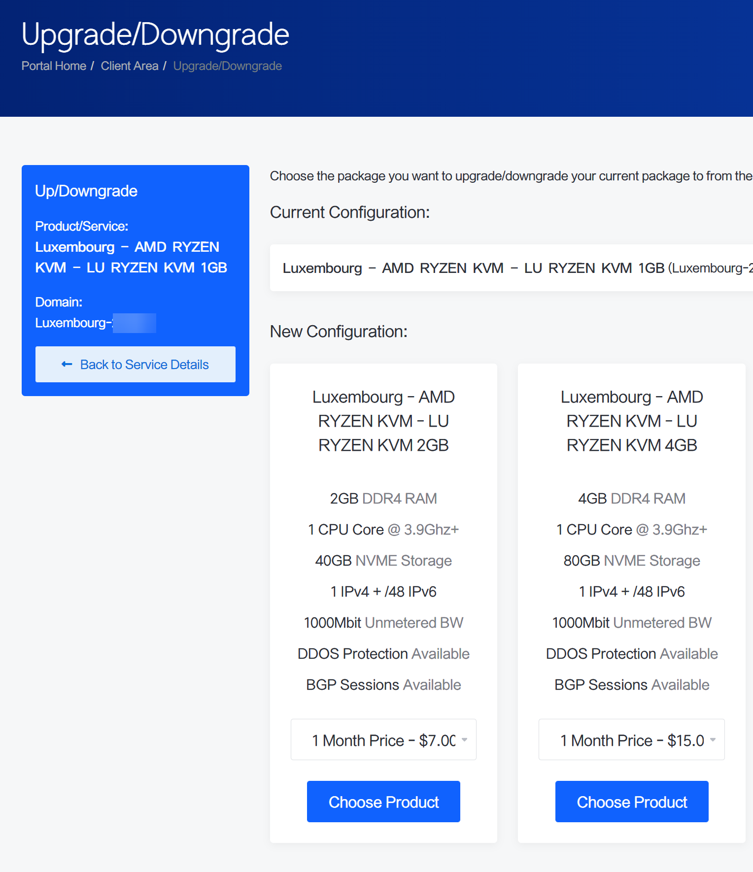 [美国VPS]  刚开了个buyvm 3.5卢森堡,可以升级配置吗，我想要15刀一个.....