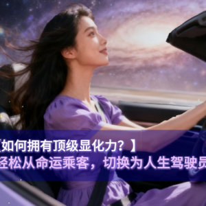 如何拥有顶级显化力，从“命运乘客”切换为“人生驾驶员”？