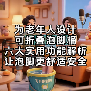 老年人可折叠泡脚桶：六大实用功能解析