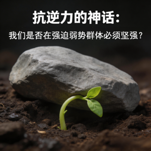 vol.62 抗逆力的神话：我们是否在强迫弱势群体必须坚强？