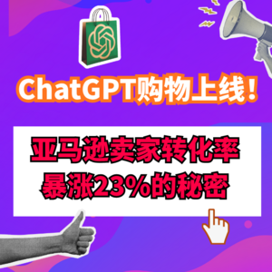 ChatGPT购物上线！亚马逊卖家转化率 暴涨23%的秘密 | 跨境趋势谈074