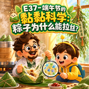 E37-端午节的黏黏科学:粽子为什么能拉丝?|节日