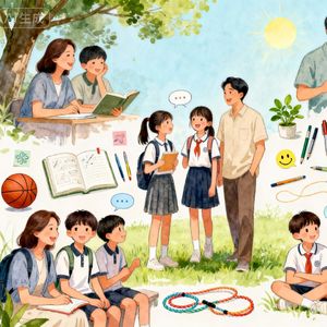 鼓励儿子在校交朋友并明确界限