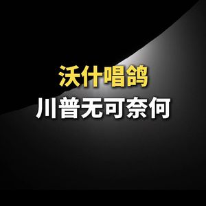 沃什唱鸽,川普无可奈何