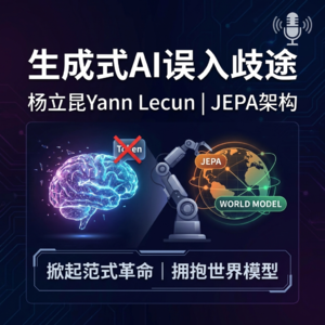 生成式AI误入歧途 | 杨立昆Yann Lecun | JEPA架构
