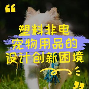 塑料非电宠物用品的设计创新困境