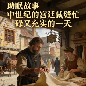 助眠故事：中世纪的宫廷裁缝忙碌又充实的一天