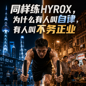 为什么上海中产练HYROX叫自律，小城青年却叫瞎折腾？